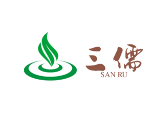 譚家強(qiáng)的三儒茗茶館人物logologo設(shè)計(jì)