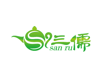 周金進(jìn)的三儒茗茶館人物logologo設(shè)計(jì)