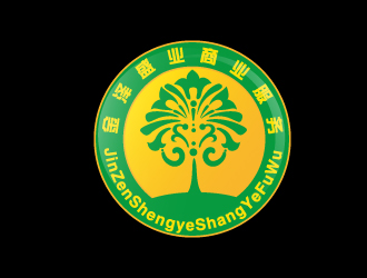 何錦江的北京金澤盛業(yè)商業(yè)服務(wù)有限公司logo設(shè)計(jì)