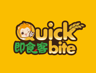 黃安悅的Quick bite 即食客logo設計