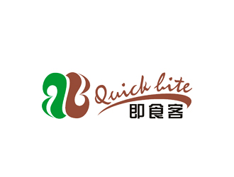 許明慧的Quick bite 即食客logo設計