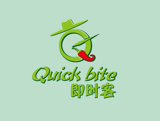 楊劍的Quick bite 即食客logo設計