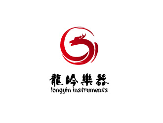 馮浩的龍吟樂器 英文商標設計logo設計