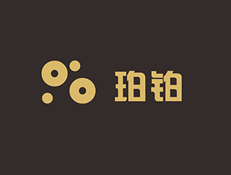 AR科技核心～雪狐設(shè)計(jì)的po/bo珀鉑服飾皮具字體logologo設(shè)計(jì)