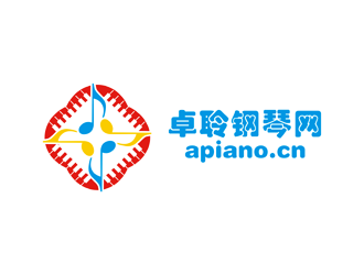 譚家強(qiáng)的卓聆鋼琴網(wǎng)（apiano.cn）logo設(shè)計