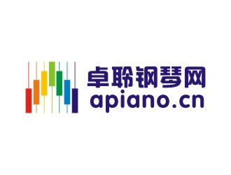 曾翼的卓聆鋼琴網(wǎng)（apiano.cn）logo設(shè)計