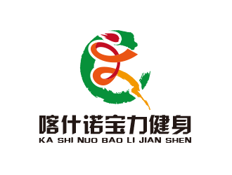 黃安悅的新疆喀什諾寶力健身logo設(shè)計(jì)