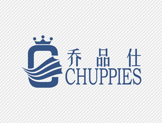 趙波的英文:chuppies 中文：喬品仕logo設(shè)計