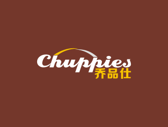 陳波的英文:chuppies 中文：喬品仕logo設(shè)計