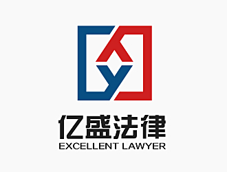 白冰的億盛法律logo設計