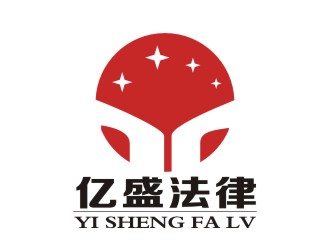 張軍代的億盛法律logo設計