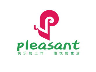 黃程的pleasant 吉它 小提琴 樂器 英文字體logo設(shè)計logo設(shè)計