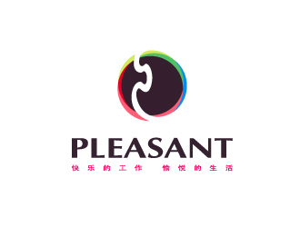 文大為的pleasant 吉它 小提琴 樂器 英文字體logo設(shè)計logo設(shè)計