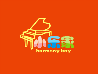 譚家強(qiáng)的小樂家（中文名），harmony bay （英文名）logo設(shè)計