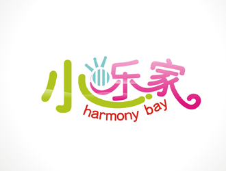 楊占斌的小樂家（中文名），harmony bay （英文名）logo設(shè)計