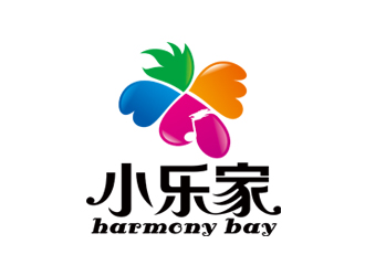 趙波的小樂家（中文名），harmony bay （英文名）logo設(shè)計