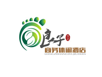 郭慶忠的良子商務休閑酒店logo設計