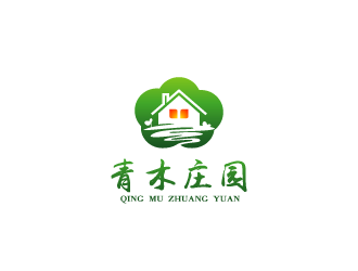 周金進(jìn)的青木莊園logo設(shè)計