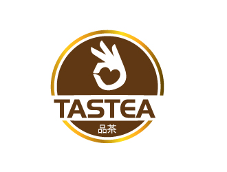 曉熹的Tastea品茶奶茶店logo設計