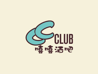 陳兆松的嘻嘻酒吧，，，英文用CC CLUBlogo設(shè)計(jì)