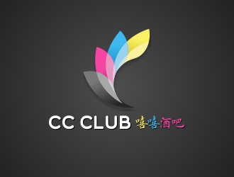 劉小紅的嘻嘻酒吧，，，英文用CC CLUBlogo設(shè)計(jì)