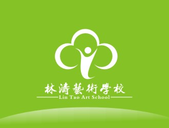 李泉輝的林濤藝術學校logo設計