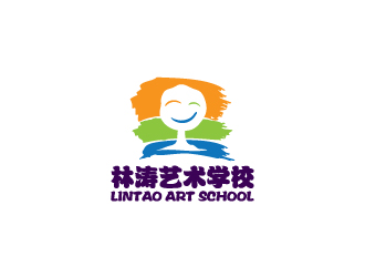 陳兆松的林濤藝術學校logo設計