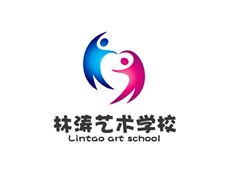 譚家強的林濤藝術學校logo設計