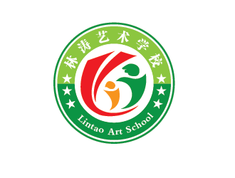 沈大杰的林濤藝術學校logo設計