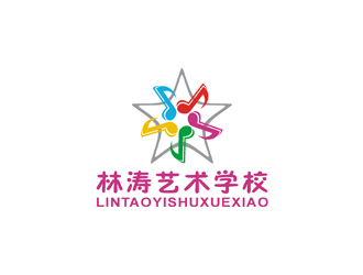 許明慧的林濤藝術學校logo設計