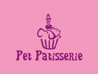 曾翼的Pet Patisserie 蛋糕店logo設計