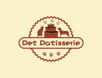 譚家強的Pet Patisserie 蛋糕店logo設計