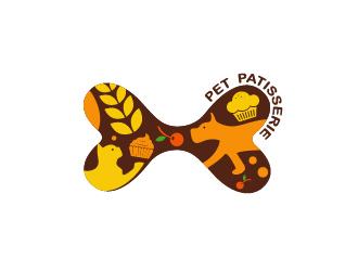 Ze的Pet Patisserie 蛋糕店logo設計