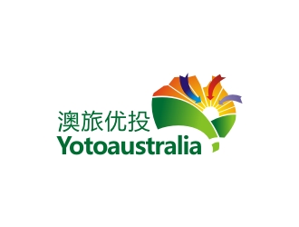 曾翼的澳旅優(yōu)投 英文名 Yotoaustralialogo設計