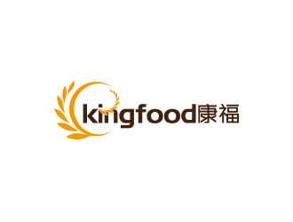 黃安悅的kingfood  康福 蛋糕藝術(shù)館logo設(shè)計(jì)