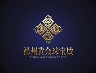 何嘉健的祁州黃金珠寶城logo設(shè)計(jì)