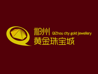 張遠(yuǎn)杰的祁州黃金珠寶城logo設(shè)計(jì)