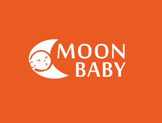 廖燕峰的MOON BABY童裝店logo設(shè)計