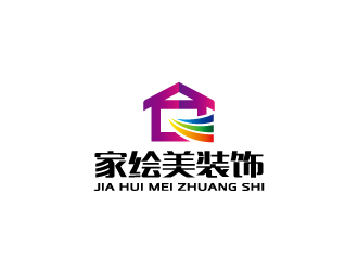 周金進的家繪美裝飾logo設計