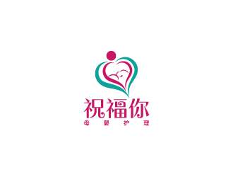 陳兆松的北京祝福你母嬰護(hù)理中心logo設(shè)計(jì)