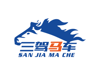 廖燕峰的三駕馬車logo設(shè)計