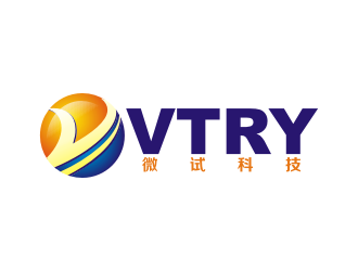 吉吉的微試科技（VTRY）logo設(shè)計