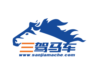 廖燕峰的三駕馬車logo設(shè)計