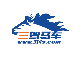 廖燕峰的三駕馬車logo設(shè)計