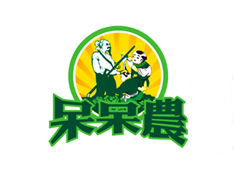 鄭國麟的呆呆農(nóng) 人物卡通LOGO設(shè)計(jì)logo設(shè)計(jì)