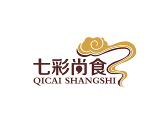 秦曉東的七彩尚食logo設(shè)計(jì)