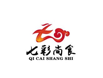 周金進(jìn)的七彩尚食logo設(shè)計(jì)