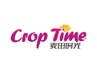 曾翼的麥田時光 crop time電商文字logo設計logo設計