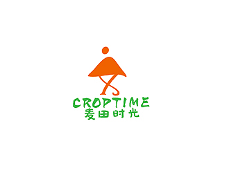 盛銘的麥田時光 crop time電商文字logo設計logo設計