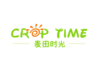 譚家強的麥田時光 crop time電商文字logo設計logo設計